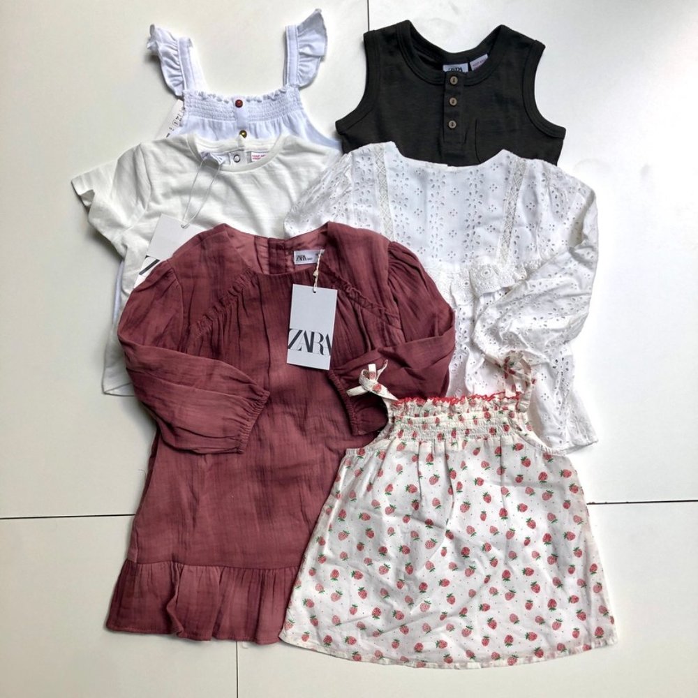 NWT Zara Girl's 5 Piece Bundle of Tops Size 2/3T - Picture 7 of 7